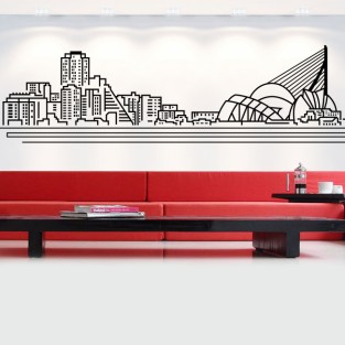 Vinilos y pegatinas skyline ciudad de valencia Vinilos y pegatinas skyline ciudad de valencia